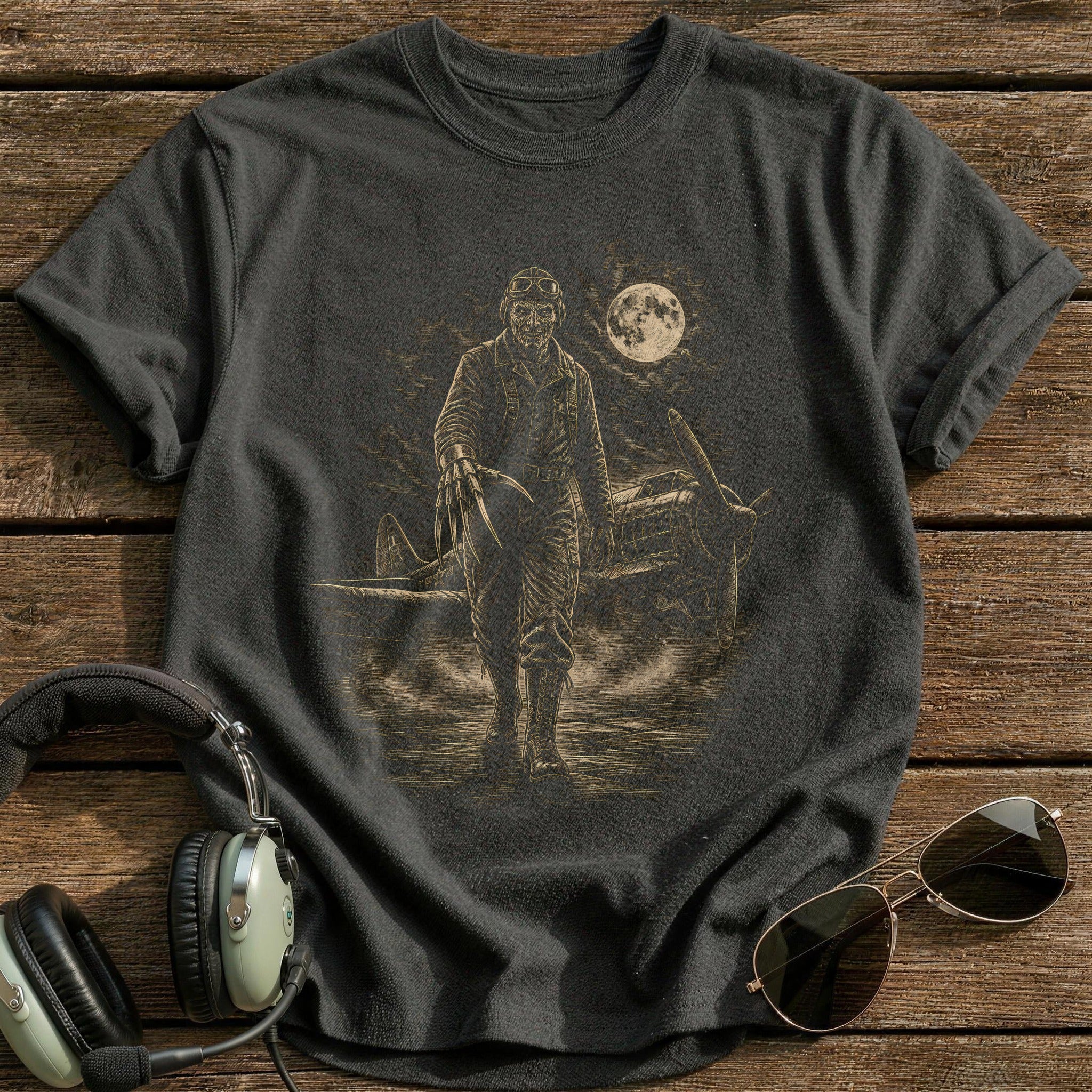 Clawed Scene 34 T-Shirt - Charcoal