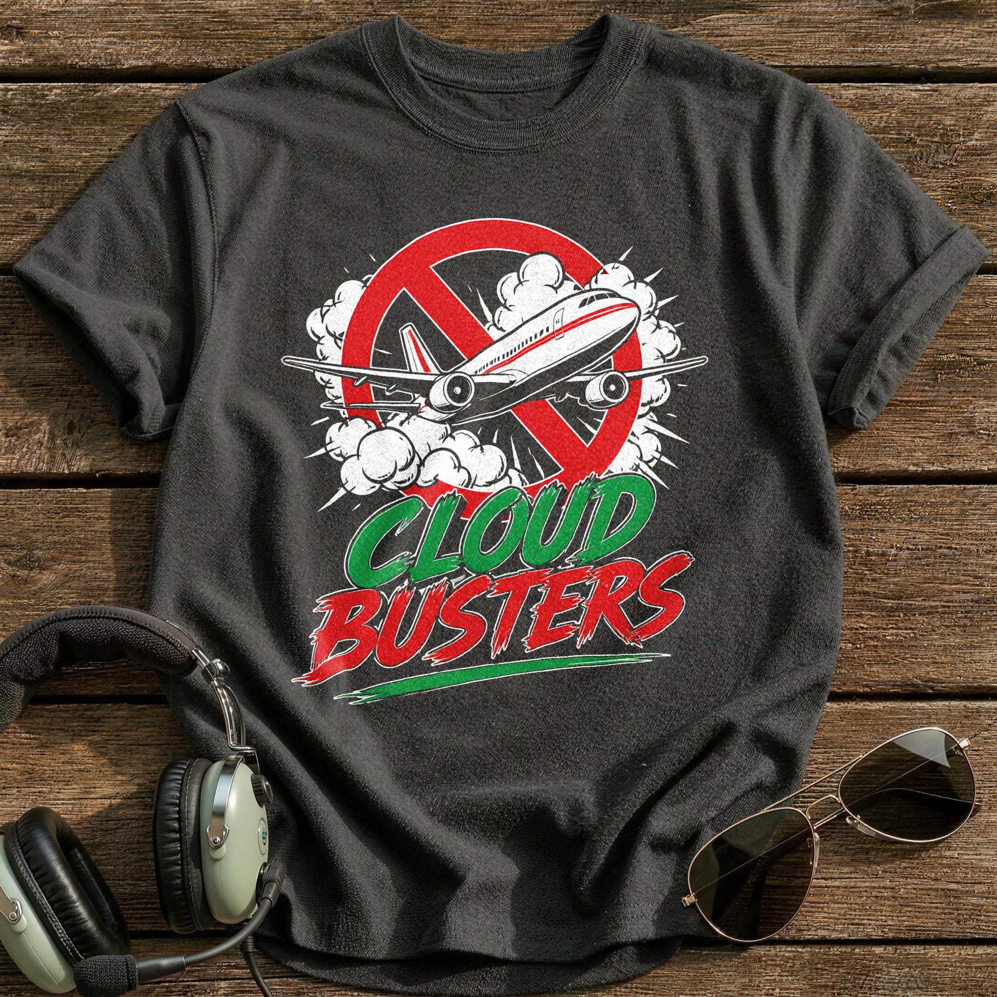 Cloud Busters T-Shirt - Charcoal