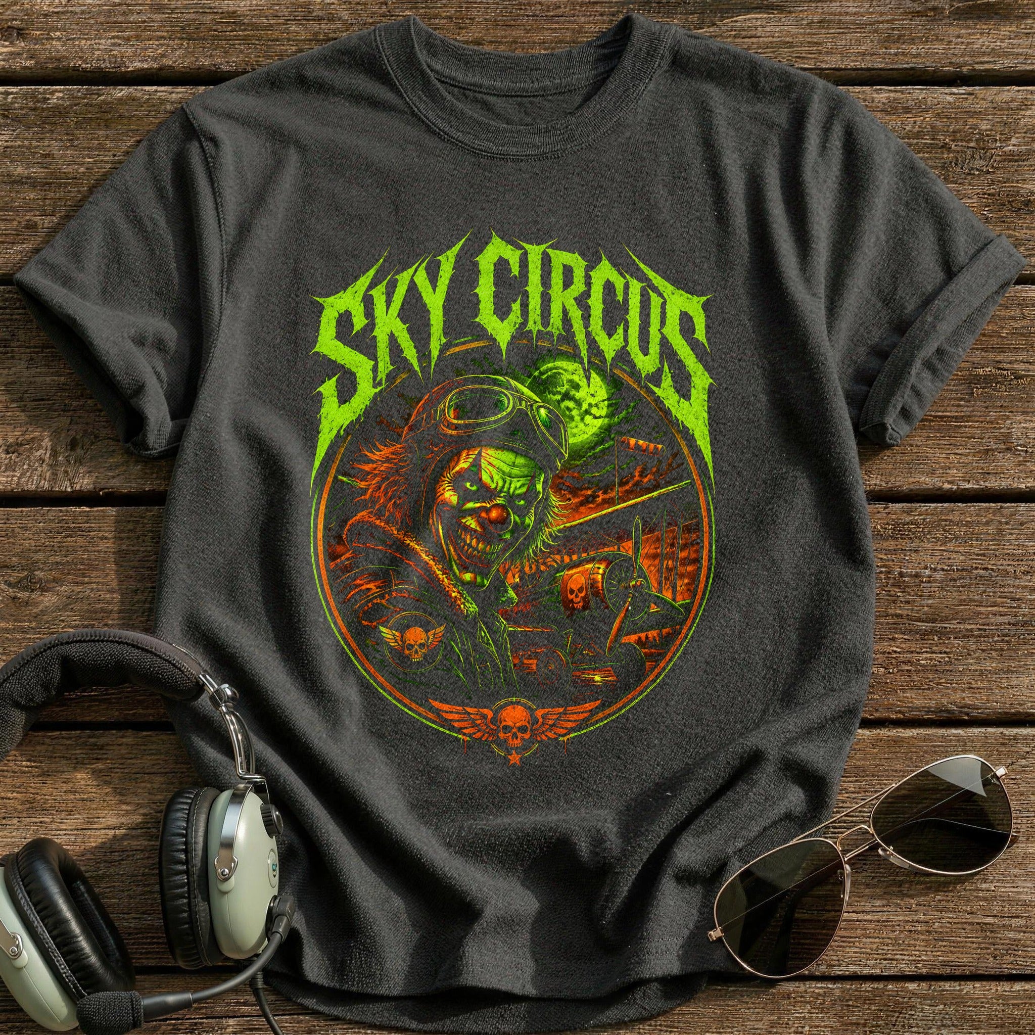 Clown Metal 53 T-Shirt - Charcoal