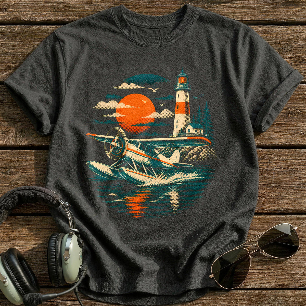 Coastal Amphibian T-Shirt - Charcoal
