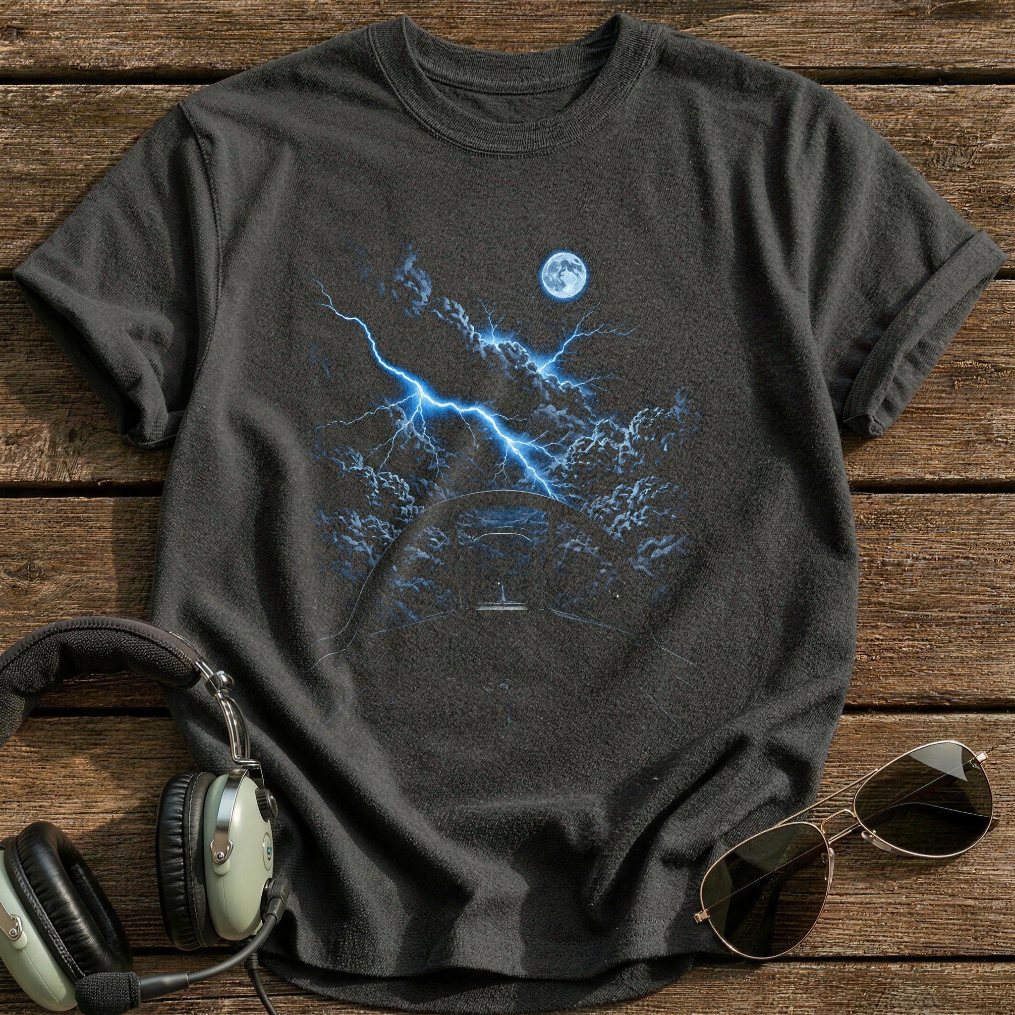 Cockpit Lightning T-Shirt - Charcoal