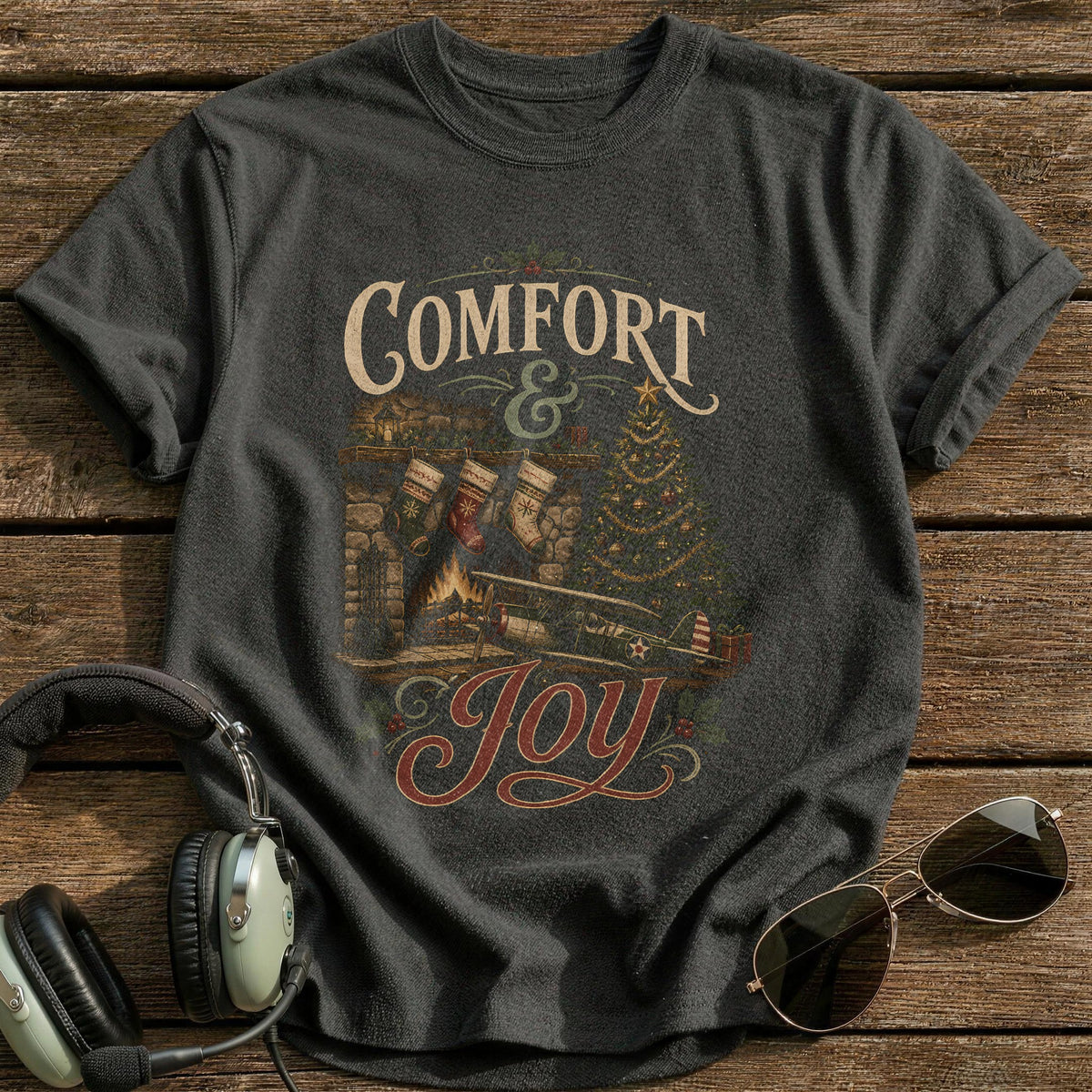 Comfort And Joy 85 T-Shirt - Charcoal