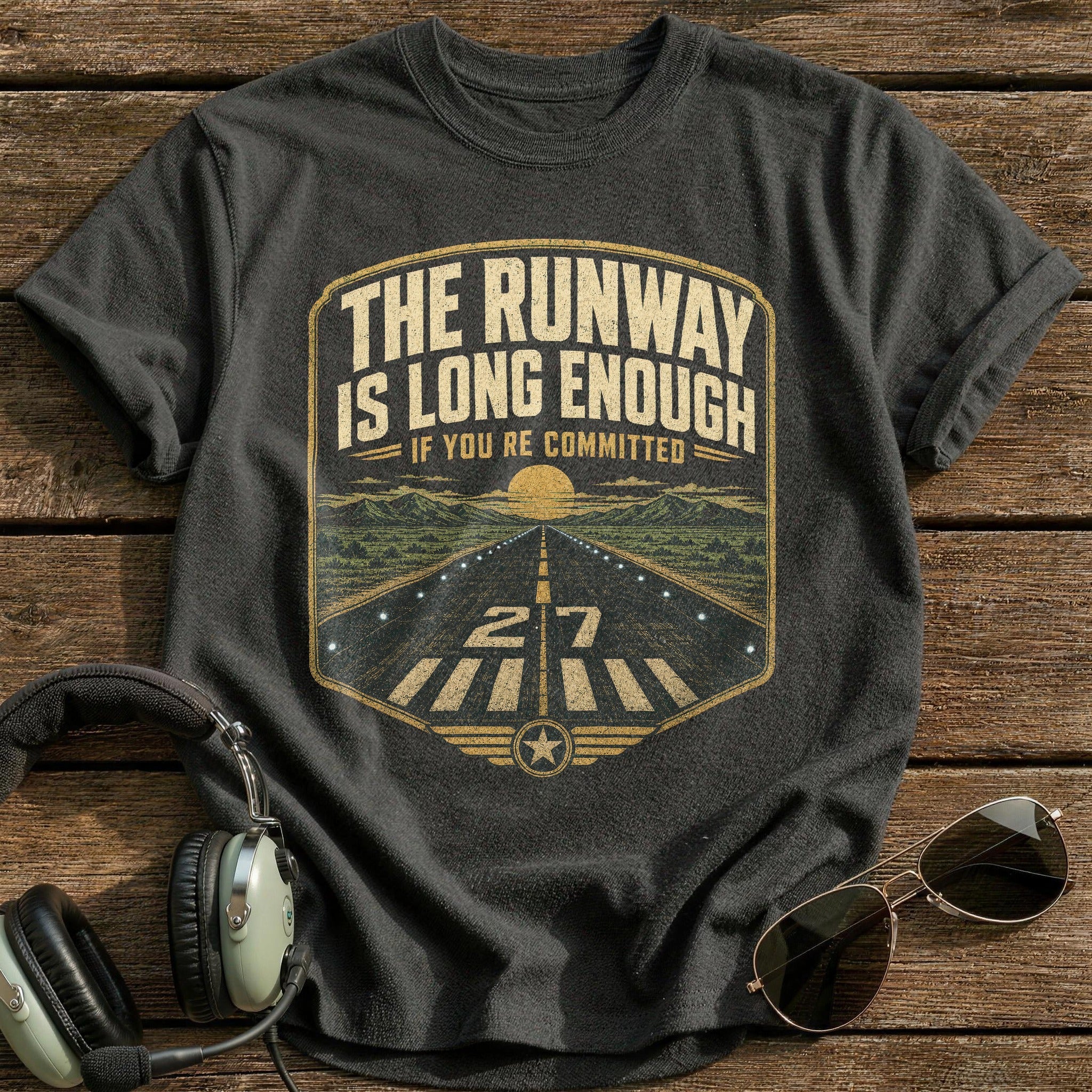 Committed To The Ramp T-Shirt - Charcoal