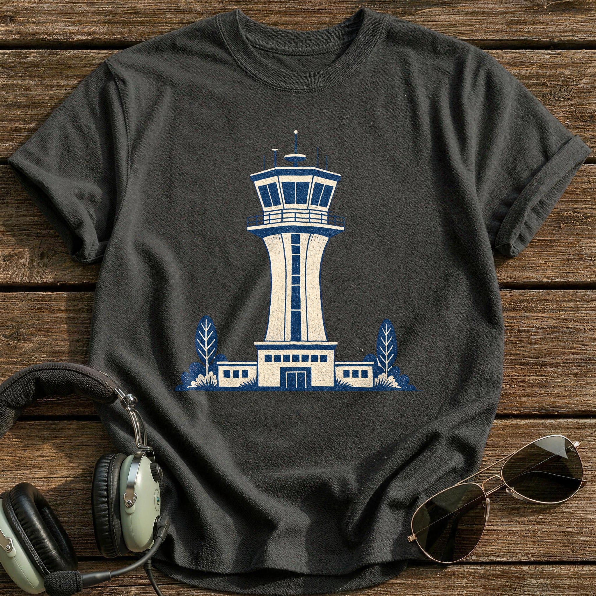 Control Tower T-Shirt - Charcoal