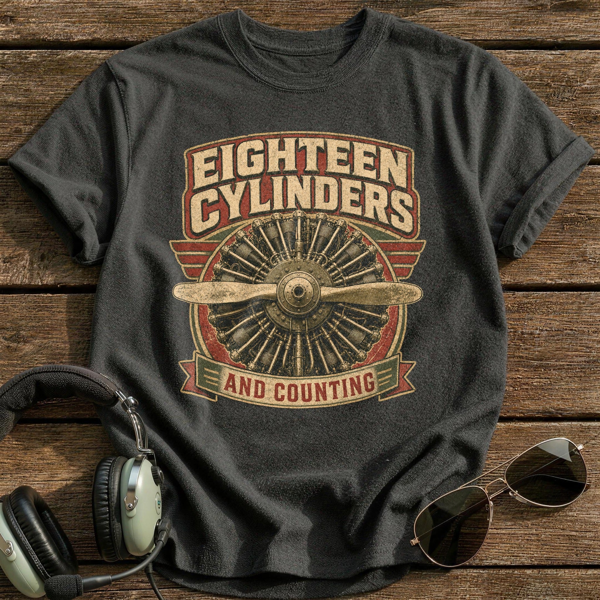 Counting Revs T-Shirt - Charcoal