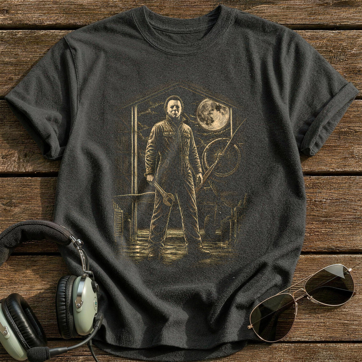 Coverall Scene 27 T-Shirt - Charcoal
