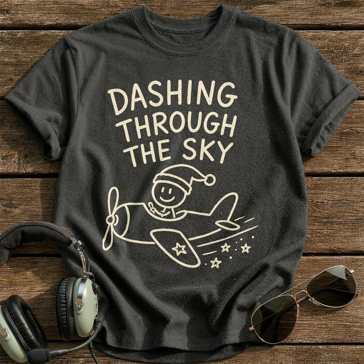 Dashing Sky 58 T-Shirt - Charcoal