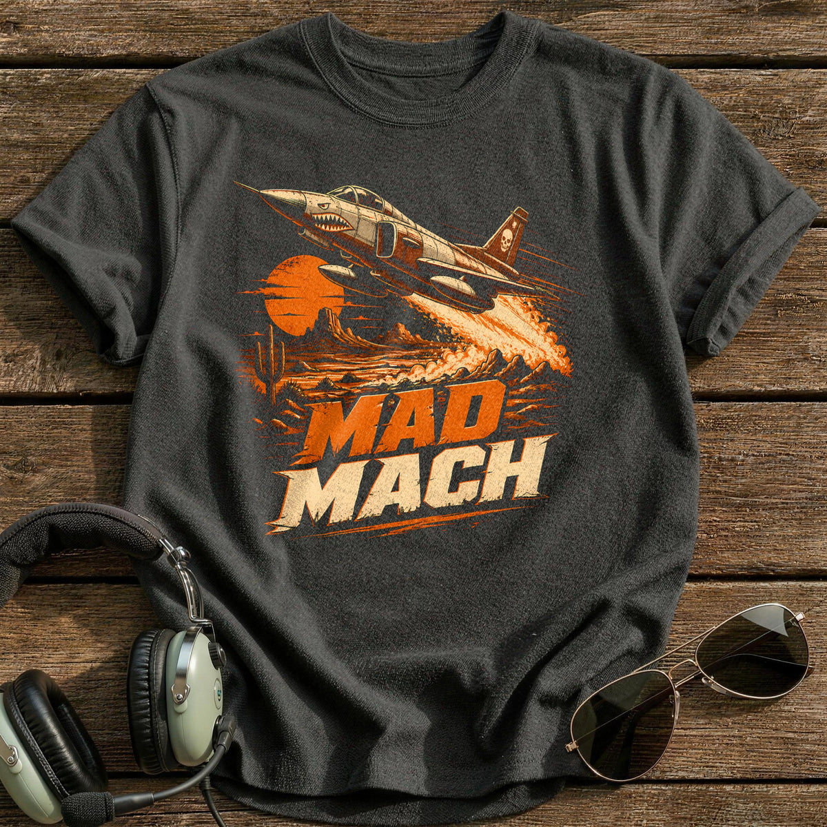Desert Warrior T-Shirt - Charcoal
