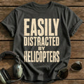 Distracted By Helicopters - Charcoal