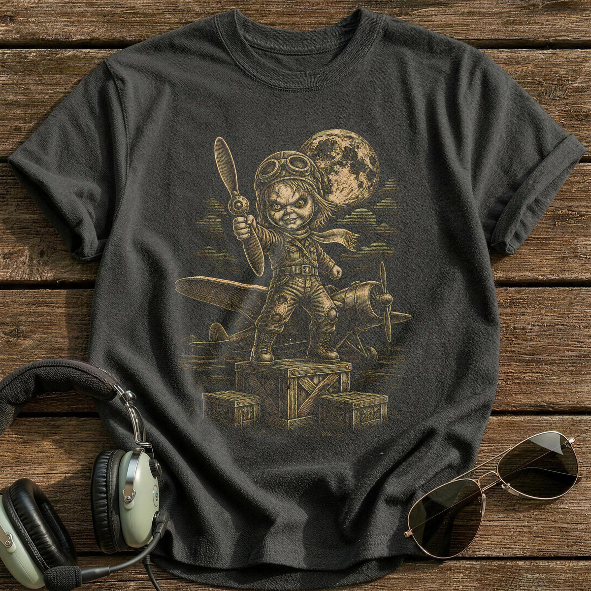 Doll Scene 30 T-Shirt - Charcoal