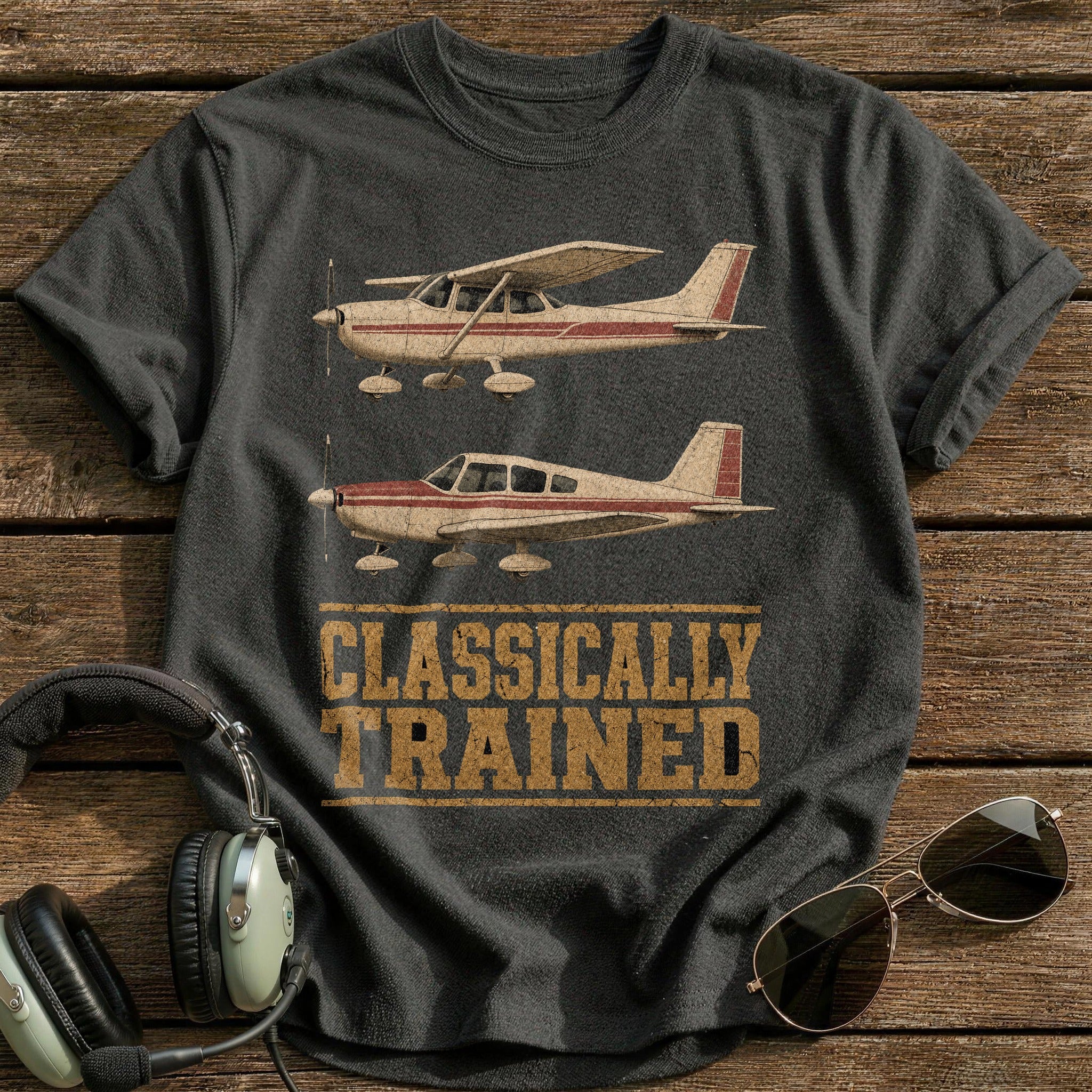Dual Trainer Heritage T-Shirt - Charcoal