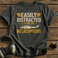 Easily Distracted By Helicopters - Charcoal