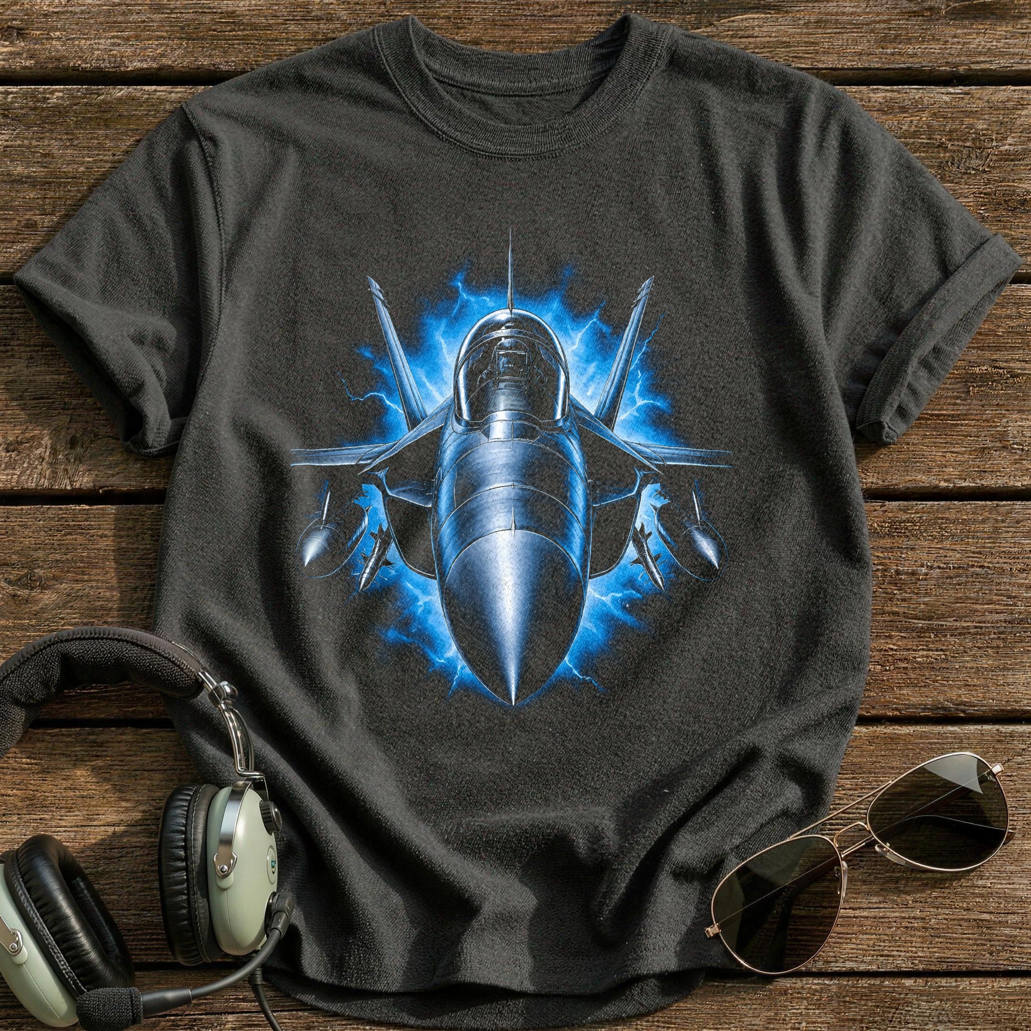 Electric Jet T-Shirt - Charcoal