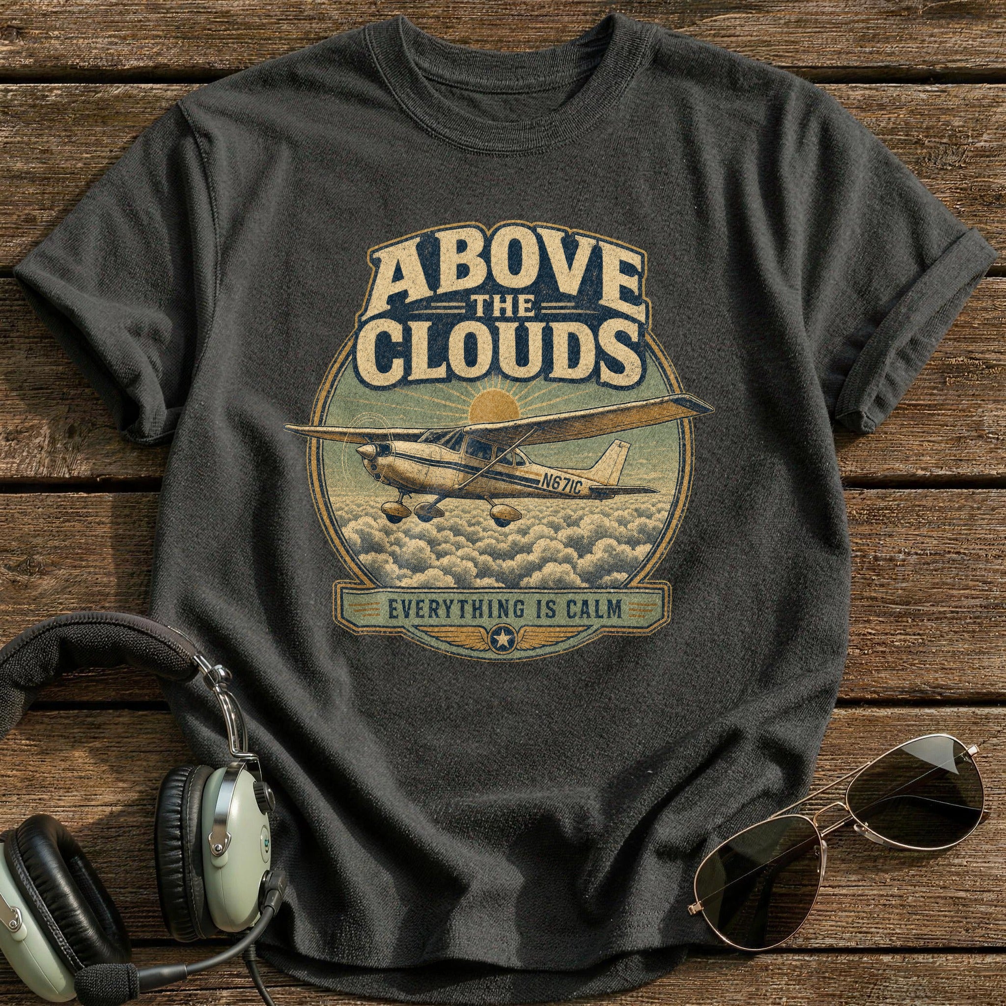 Everything Is Calm T-Shirt - Charcoal
