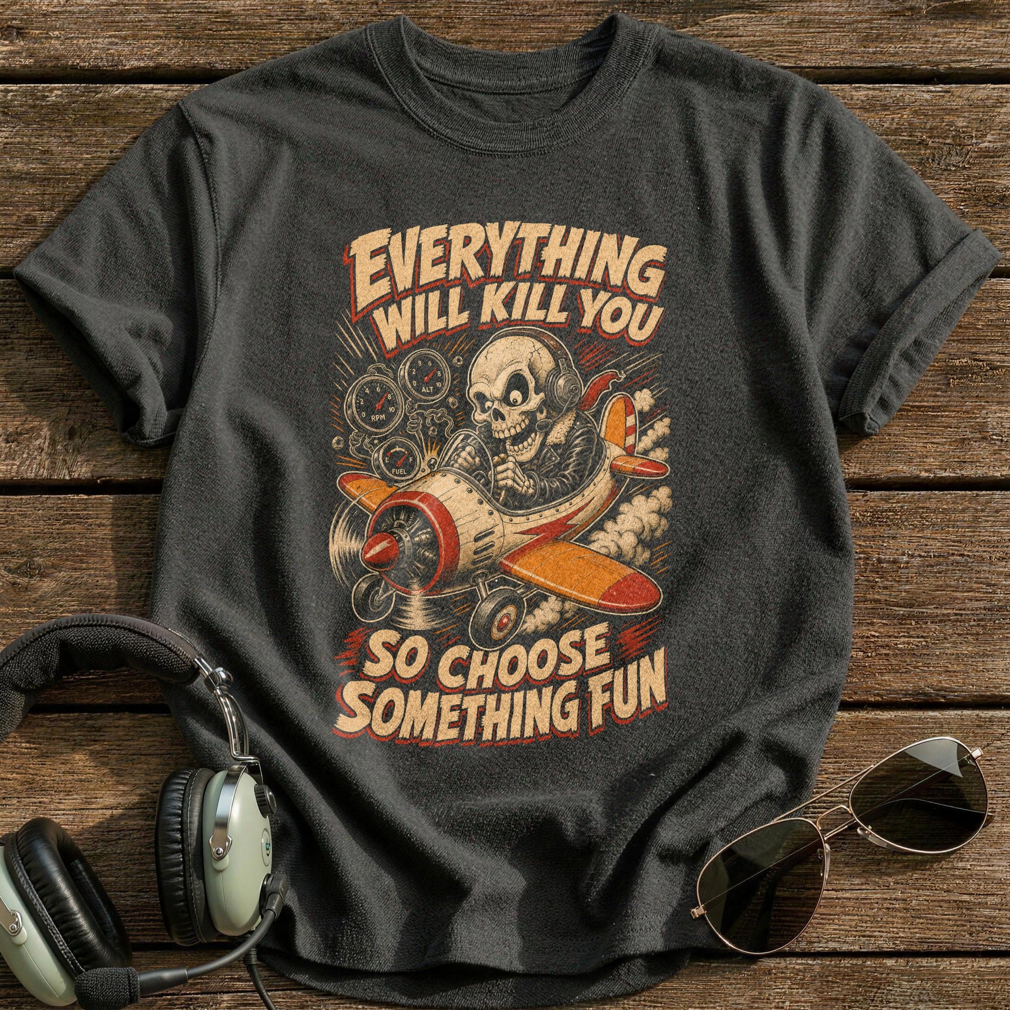 Everything Will Kill You T-Shirt - Charcoal