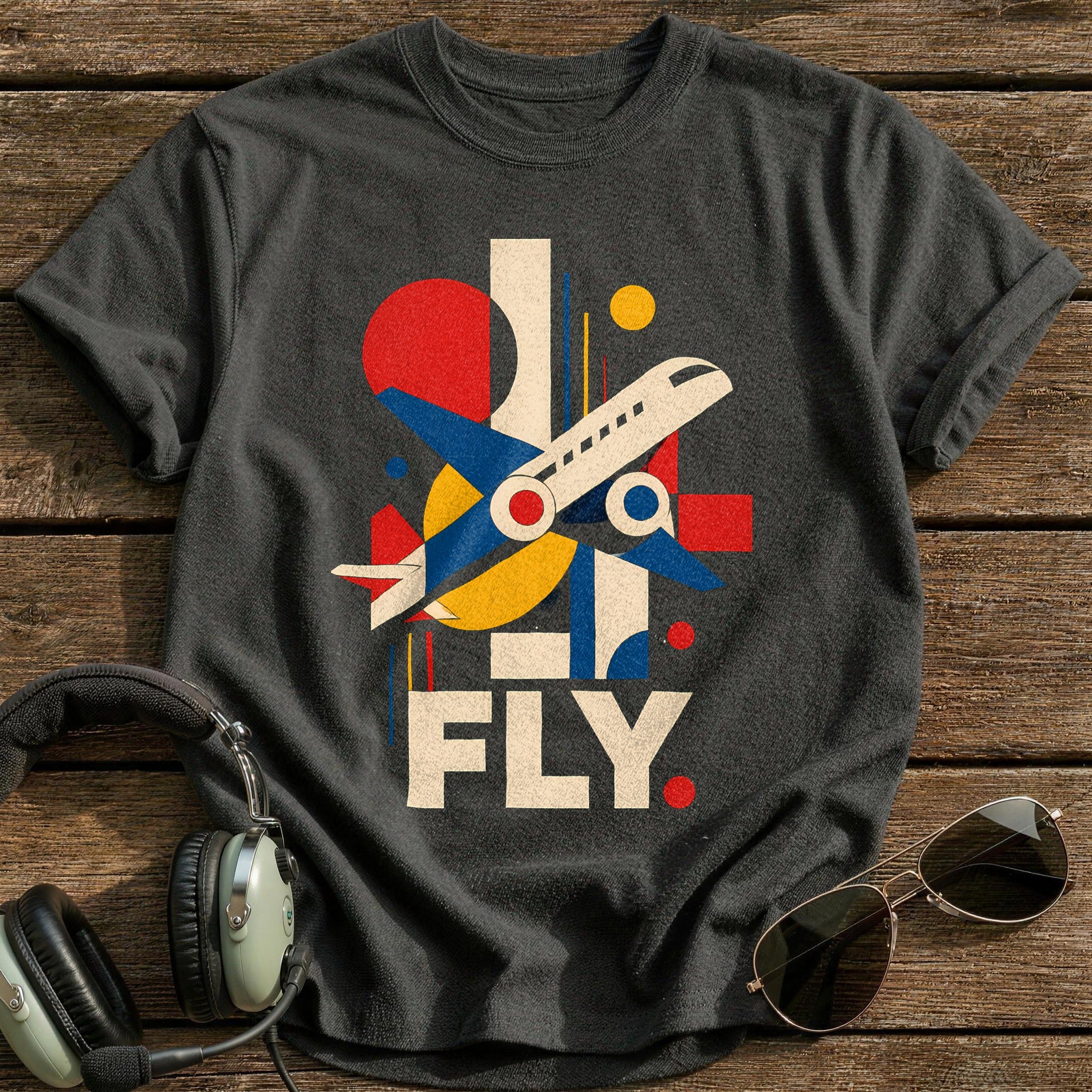 Fly Bauhaus 60 T-Shirt - Charcoal