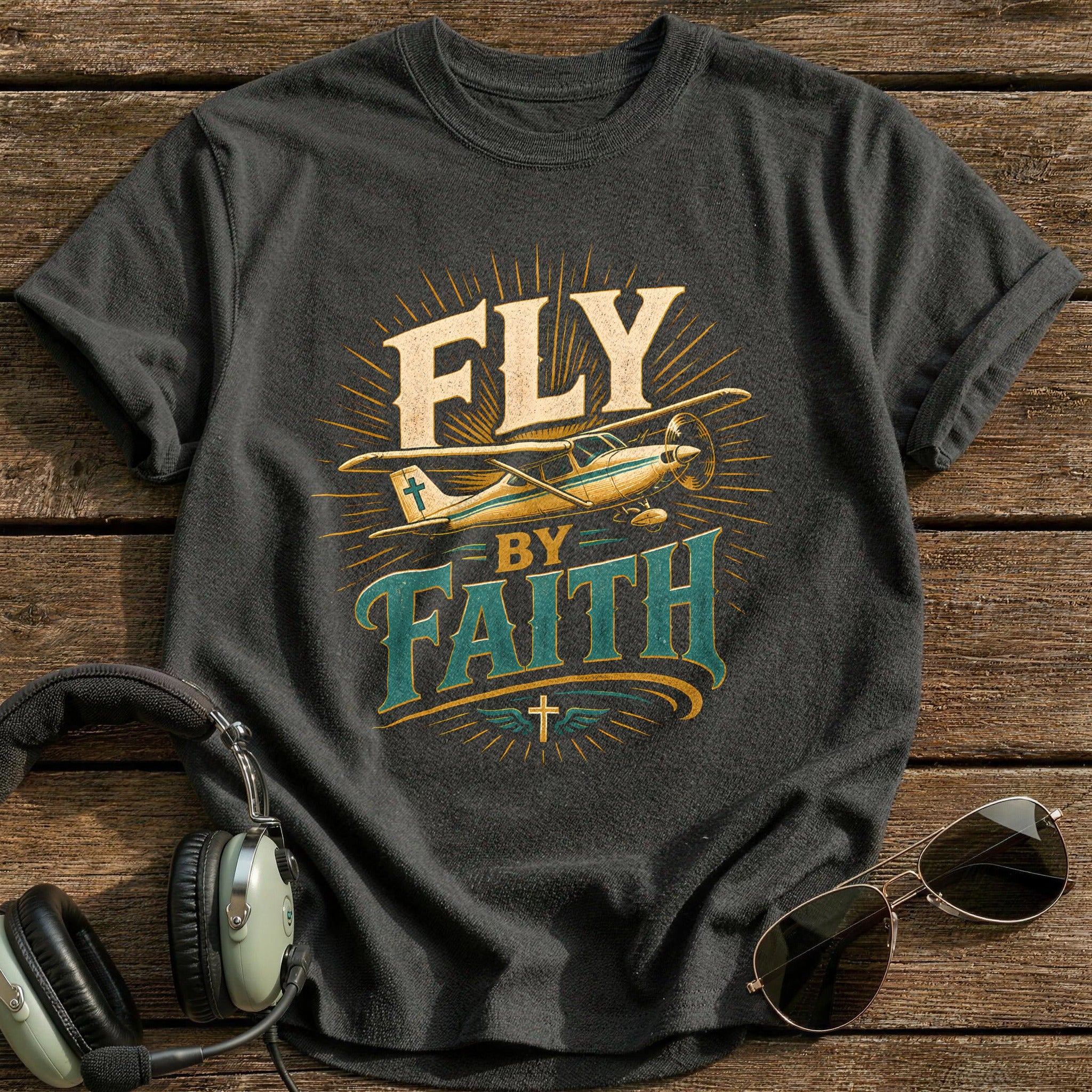 Fly By Faith - Charcoal
