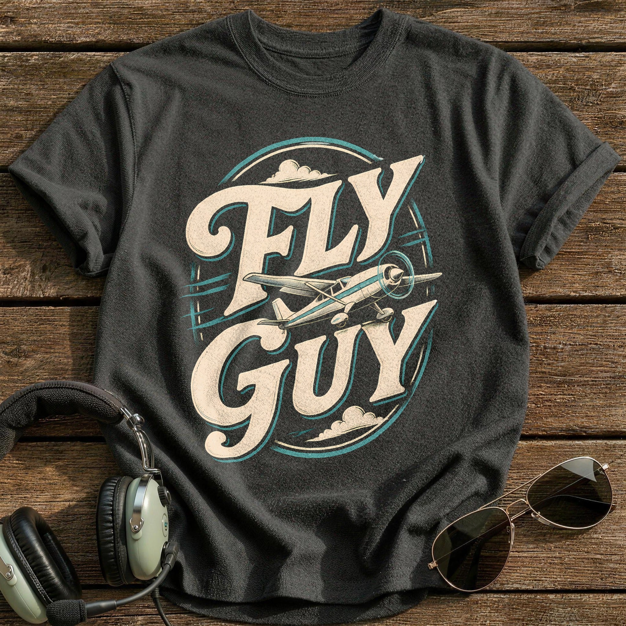 Fly Guy 22 T-Shirt - Charcoal