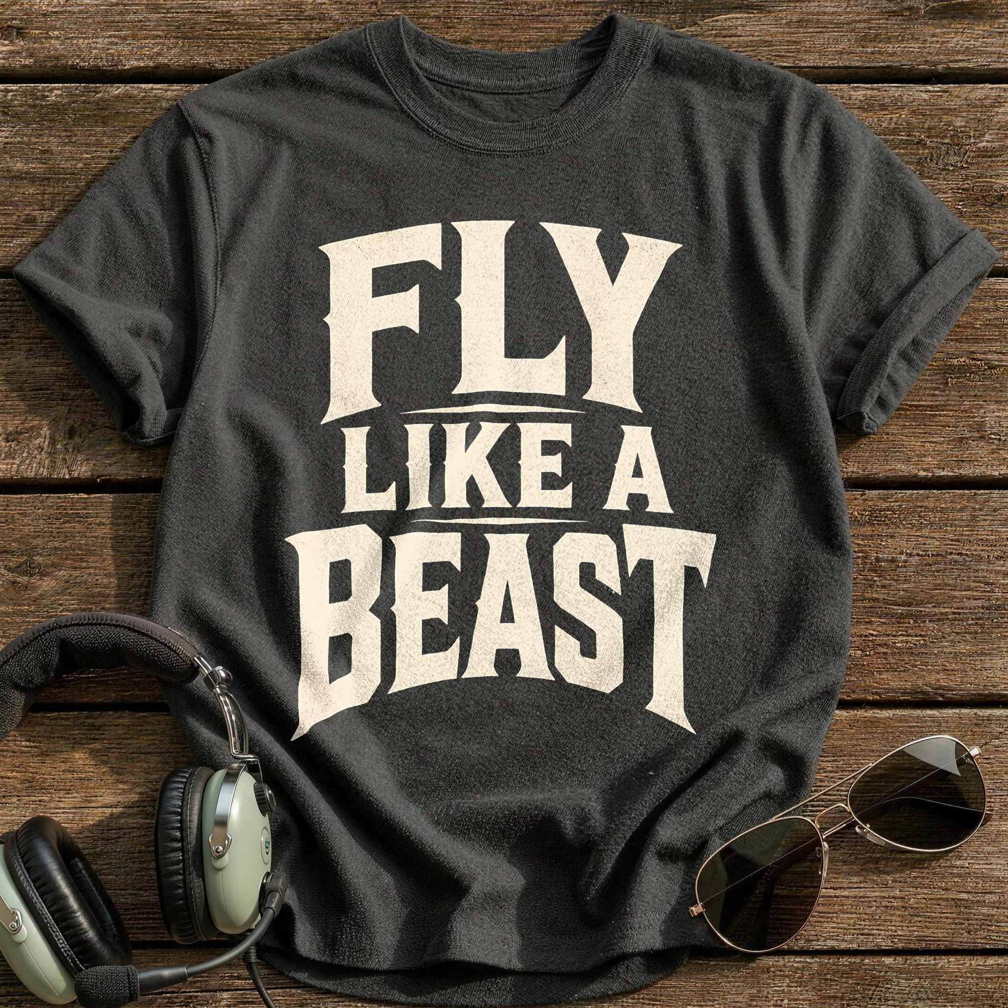 Fly Like A Beast - Charcoal