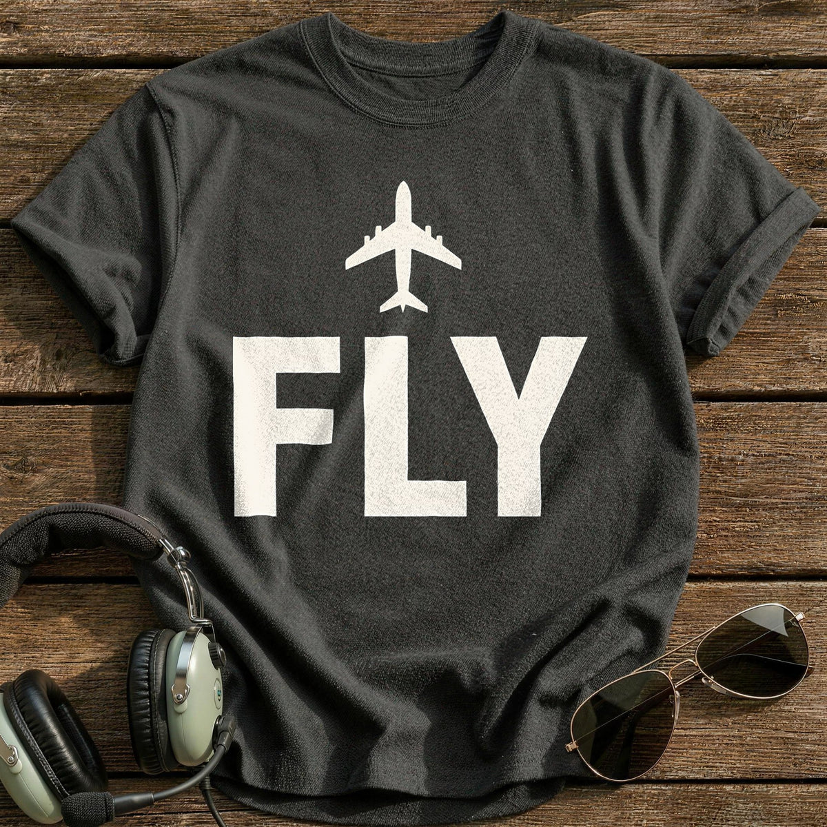 Fly Minimalist 42 T-Shirt - Charcoal