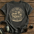 Fly Sod All Aviation Club T-Shirt - Charcoal
