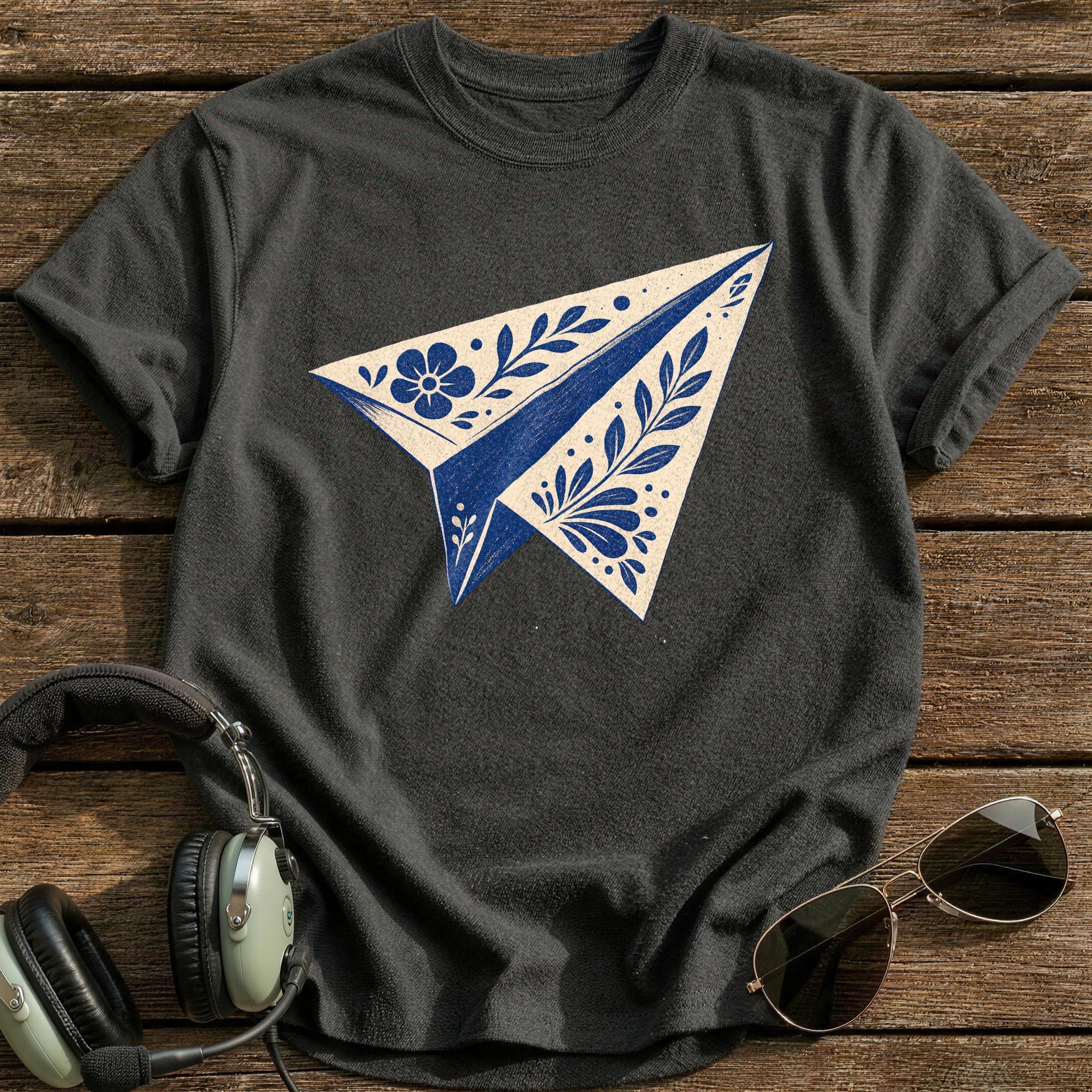 Folded Flight T-Shirt - Charcoal