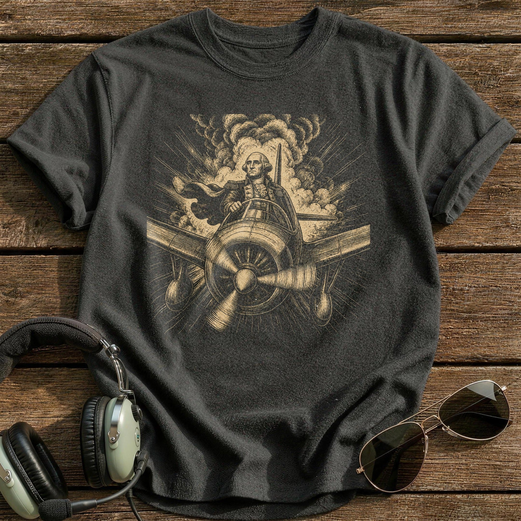 Founding Father Squadron T-Shirt - Charcoal