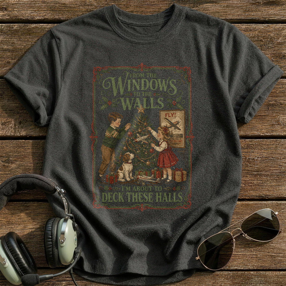 From The Windows To The Walls 62 T-Shirt - Charcoal