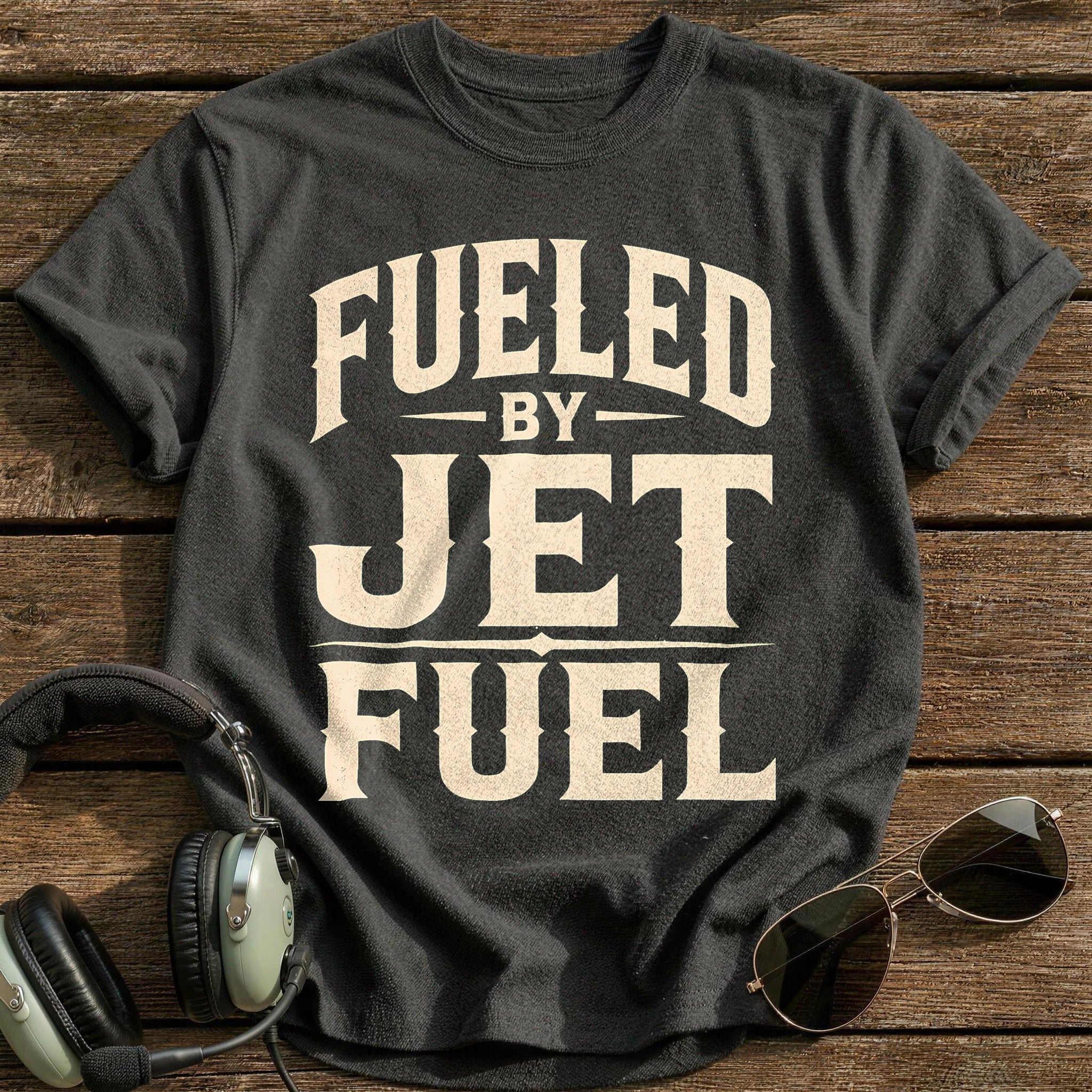 Fuelled By Jet Fuel - Charcoal