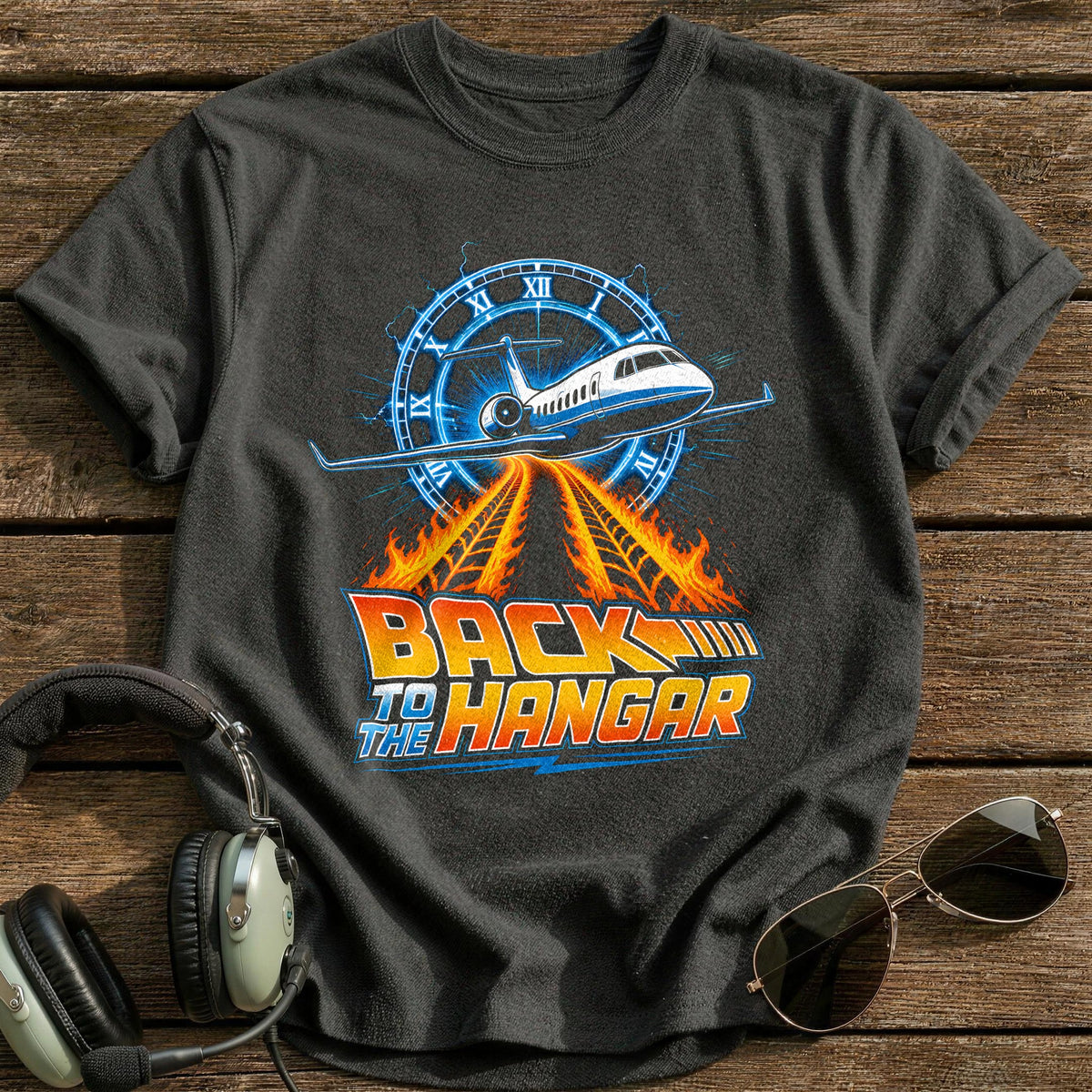 Full Throttle Hangar T-Shirt - Charcoal