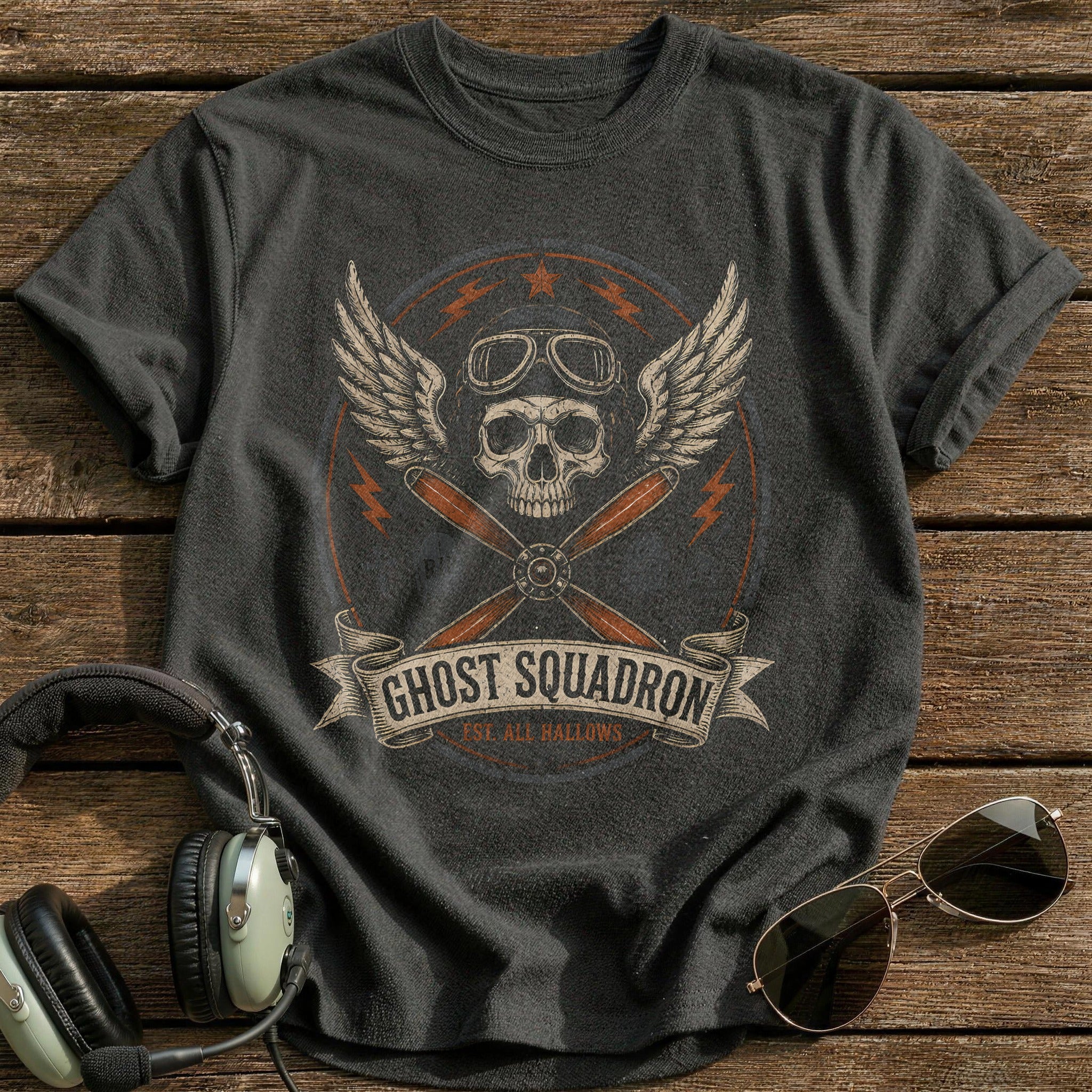 Ghost Squadron 16 T-Shirt - Charcoal