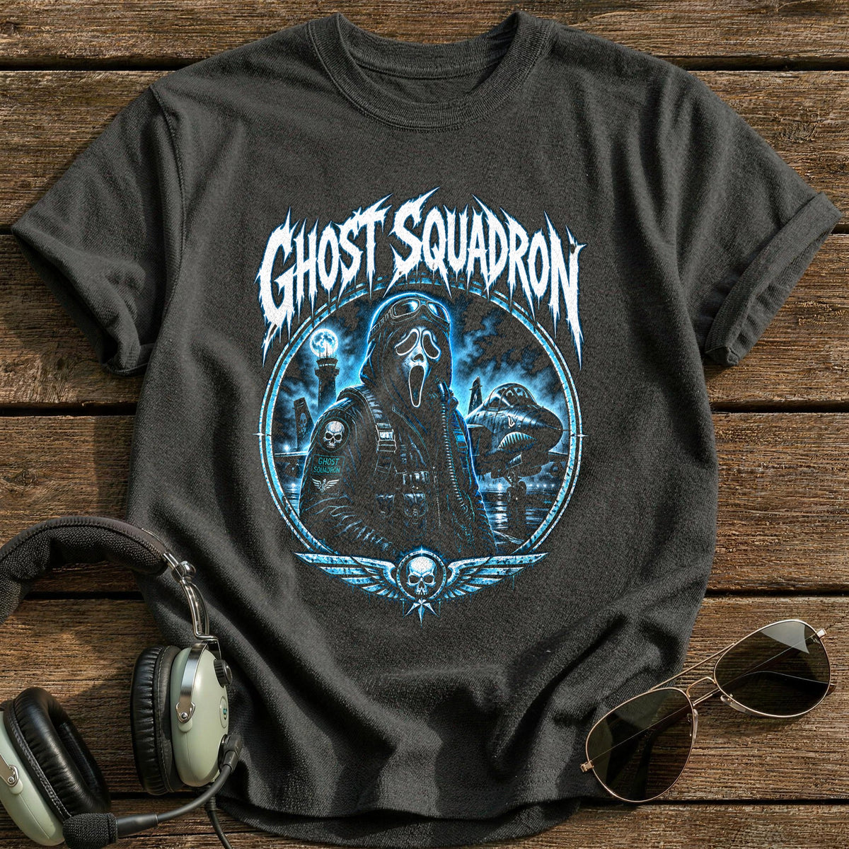 Ghost Squadron 72 T-Shirt - Charcoal