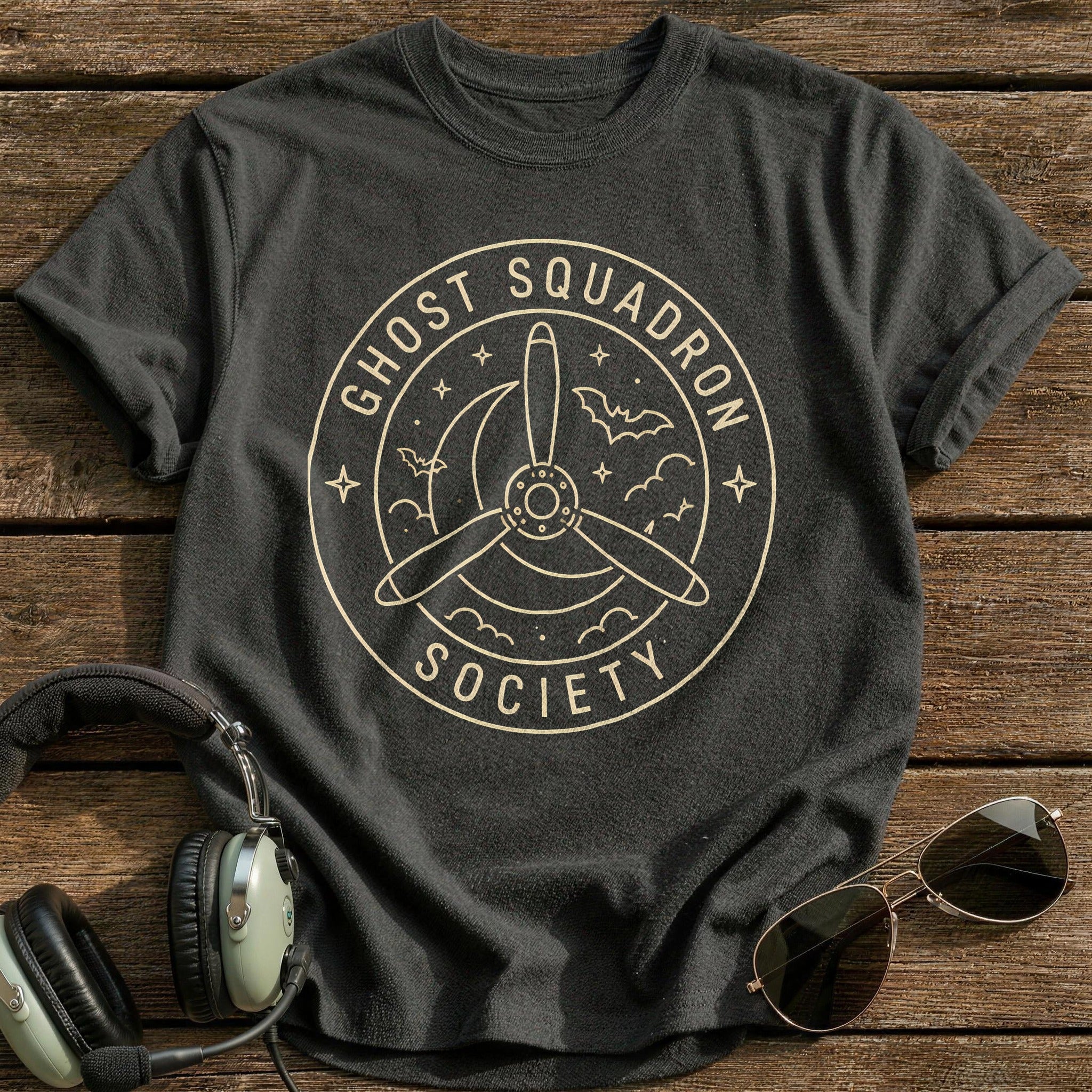 Ghost Squadron Crest 38 - Charcoal