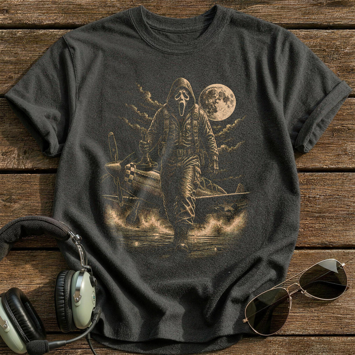 Ghostface Scene 68 T-Shirt - Charcoal