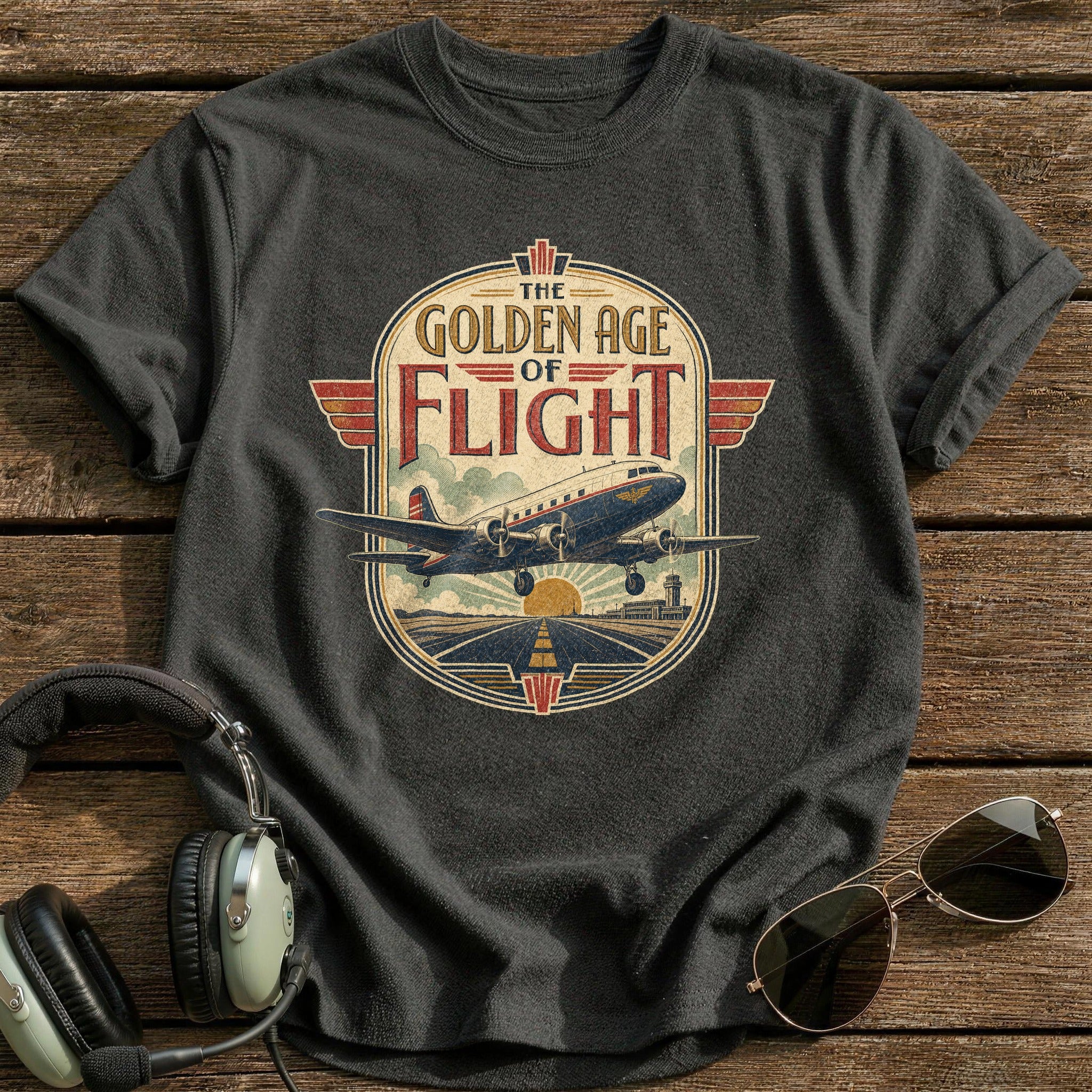 Golden Age Ascent T-Shirt - Charcoal