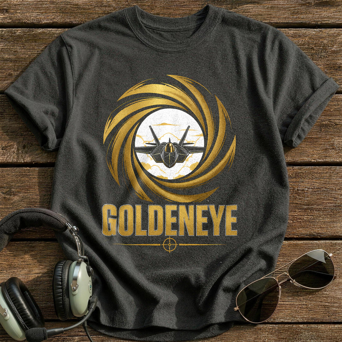 Golden Circle T-Shirt - Charcoal