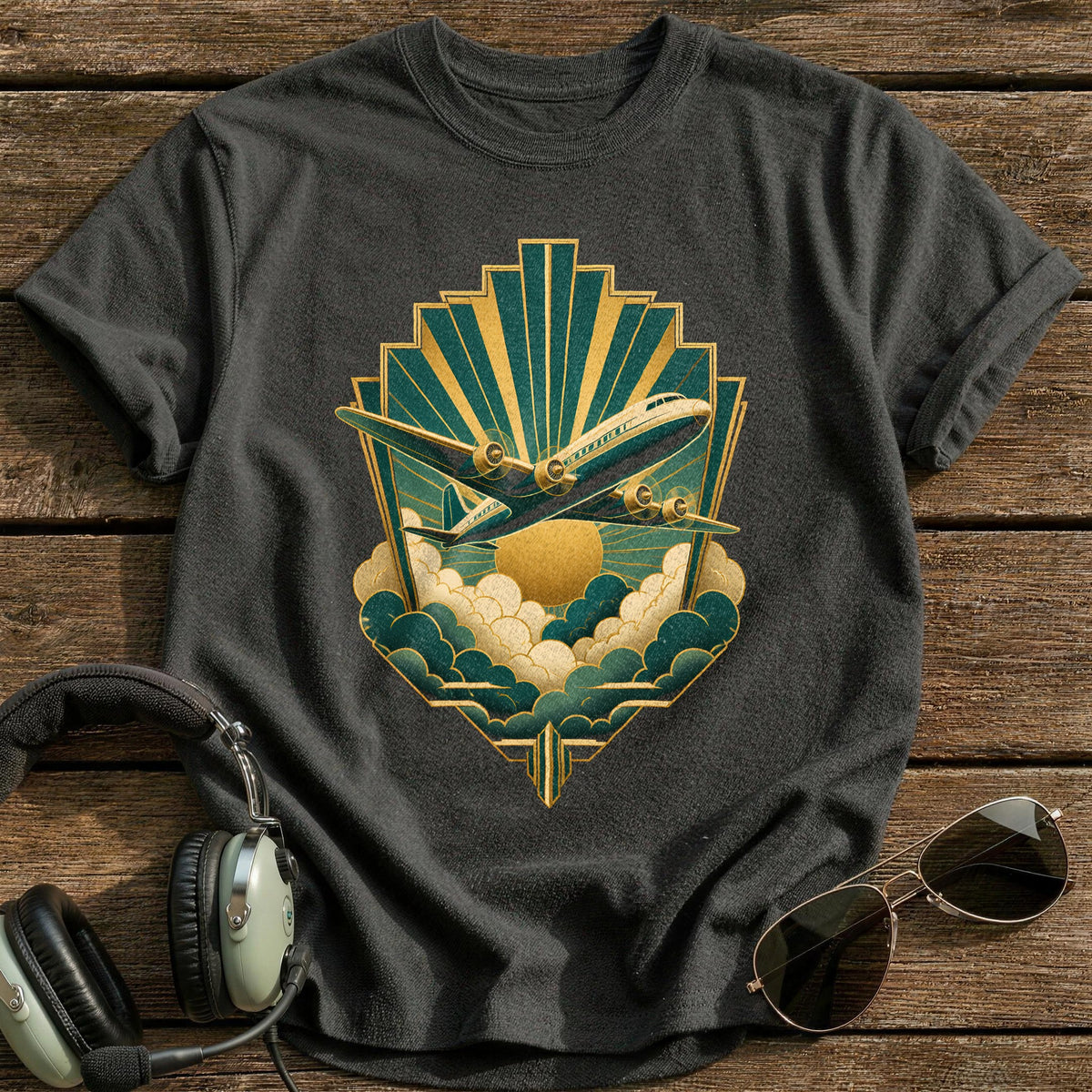 Golden Hour Formation T-Shirt - Charcoal