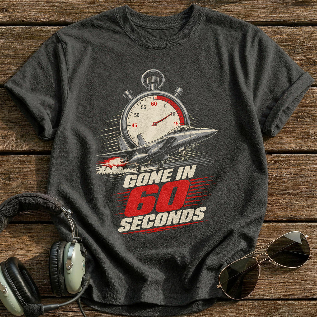 Gone In 60 Seconds T-Shirt - Charcoal