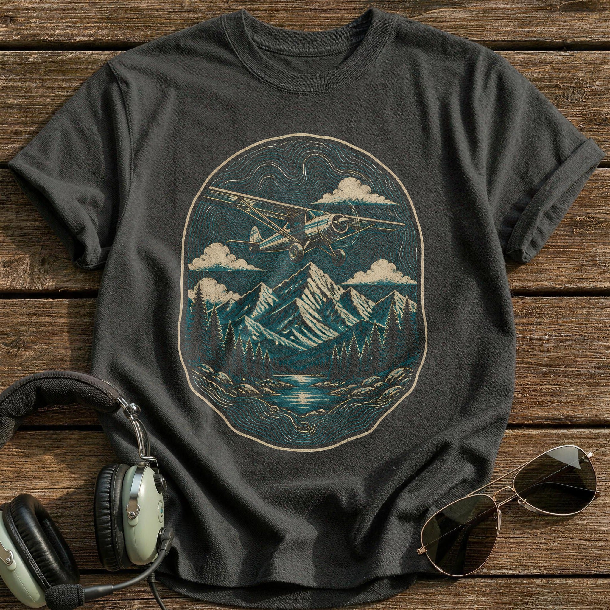 Gorpcore Bushplane 60 T-Shirt - Charcoal