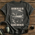 Grim Reaper Throttle T-Shirt - Charcoal
