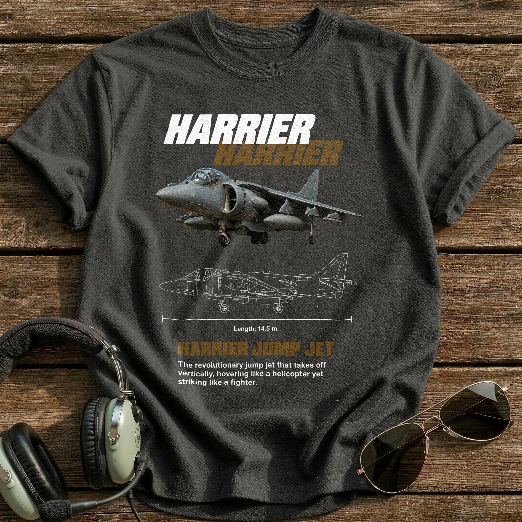 Harrier 40 T-Shirt - Charcoal