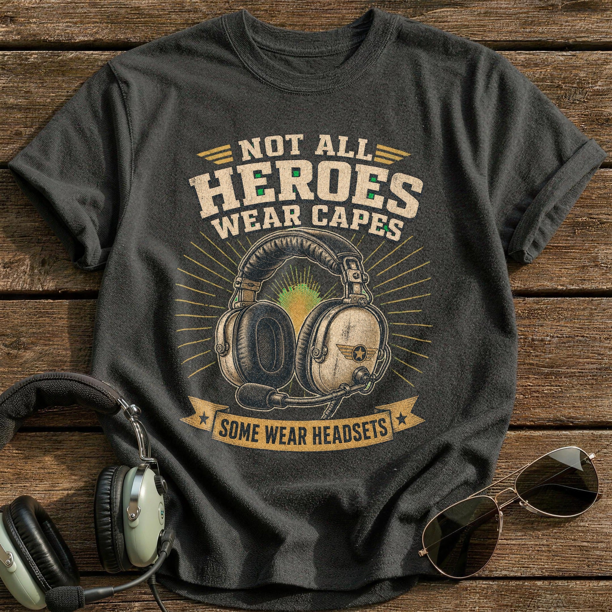 Headset Heroes T-Shirt - Charcoal