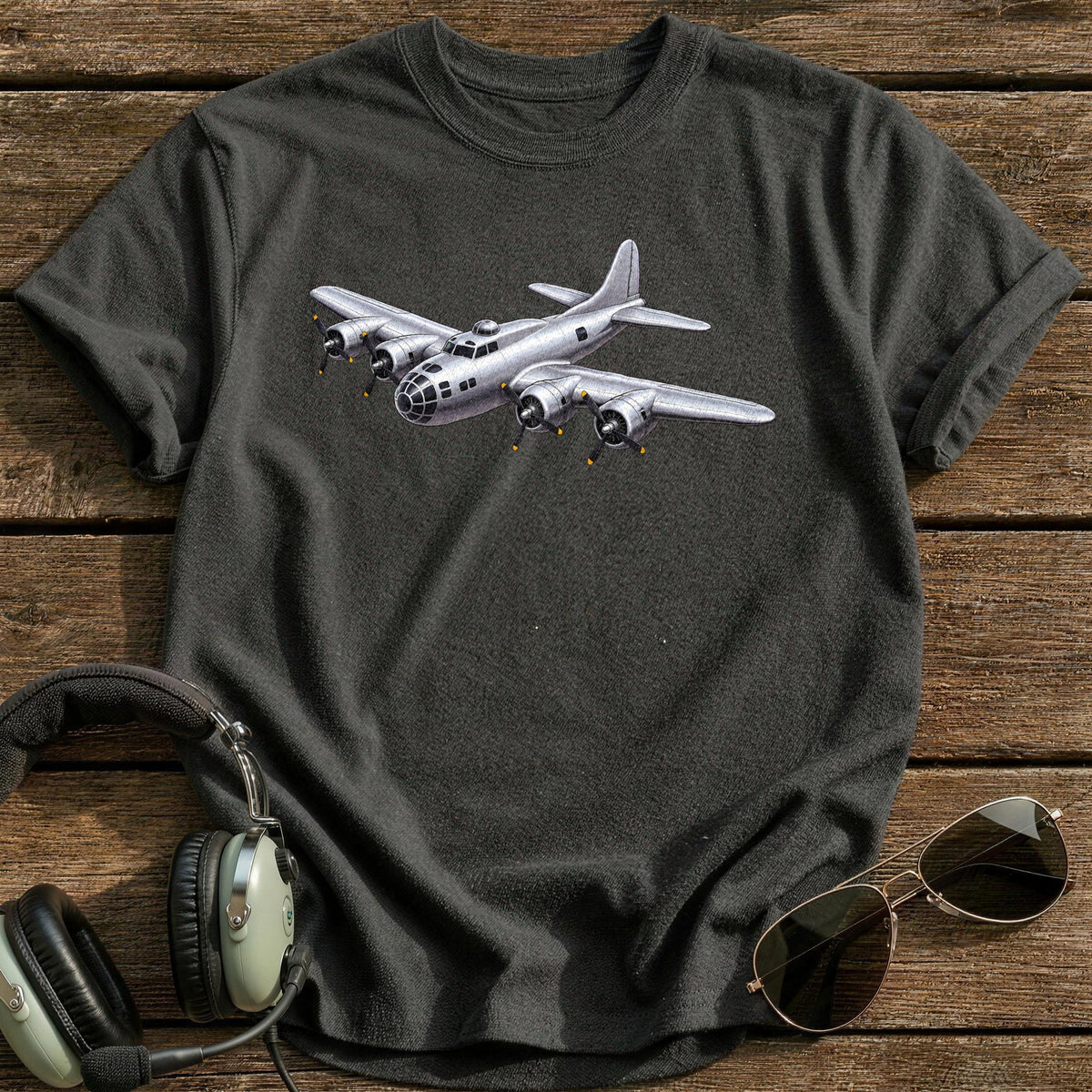 Heavy Bomber 98 T-Shirt - Charcoal