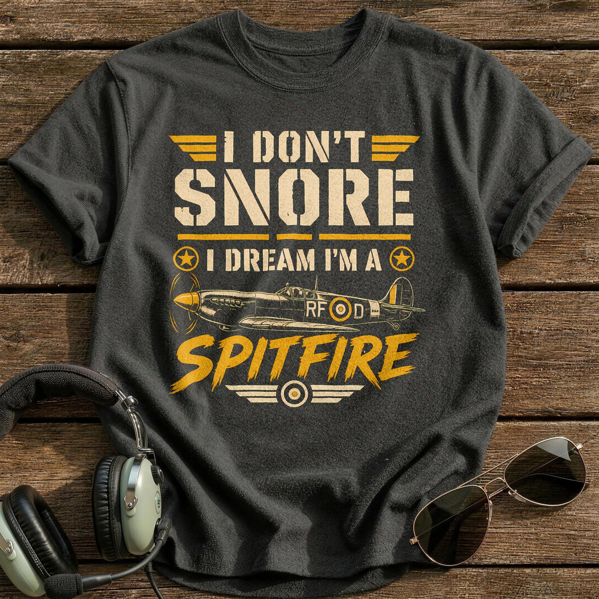 I Don't Snore, I Dream - Charcoal