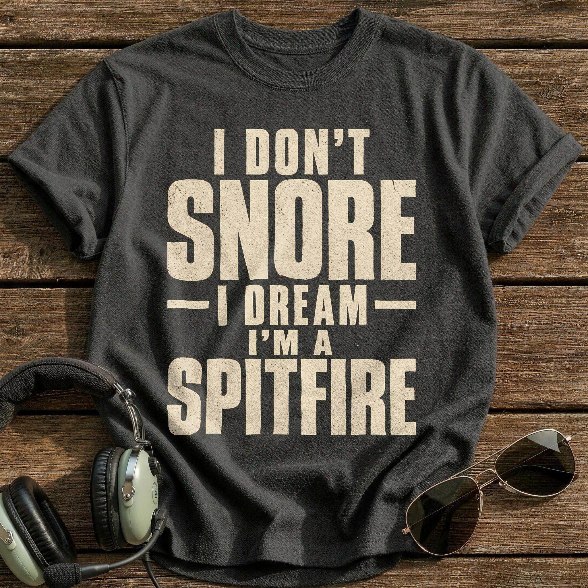 I Dream I'm A Spitfire - Charcoal