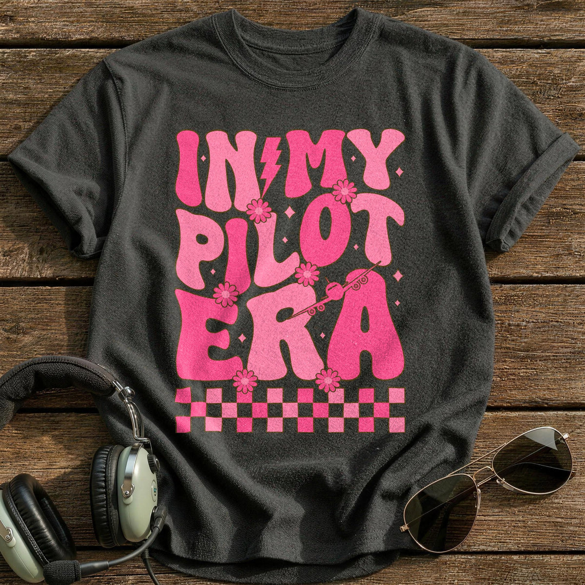 In My Pilot Era T-Shirt - Charcoal