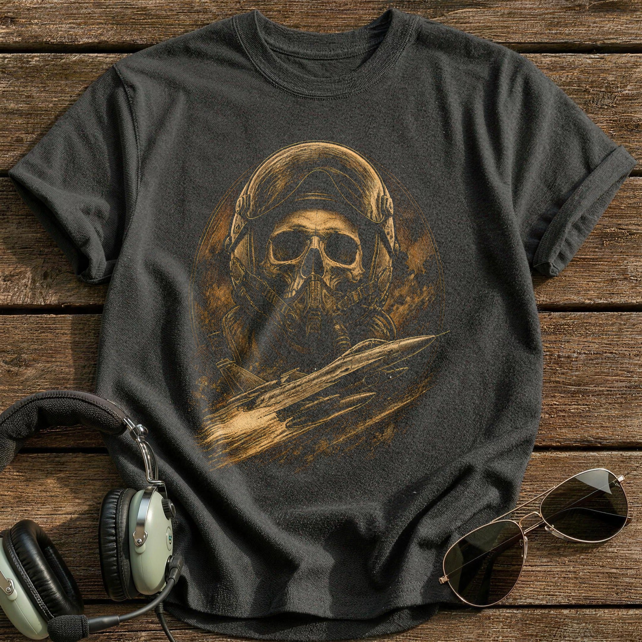 Jet Afterburner 84 T-Shirt - Charcoal