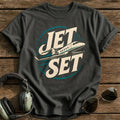 Jet Set Soul T-Shirt - Charcoal