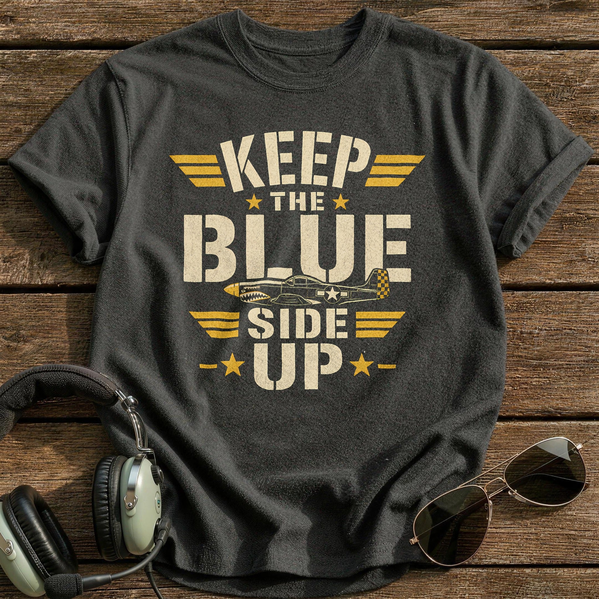 Keep The Blue Side Up - Charcoal