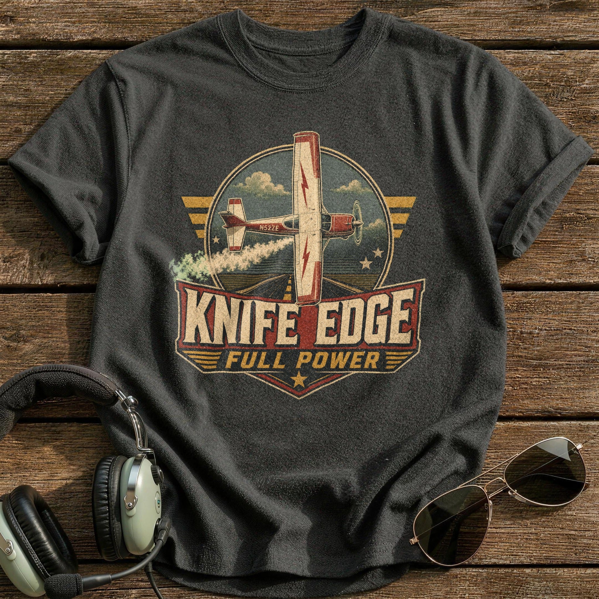 Knife Edge Full Power T-Shirt - Charcoal